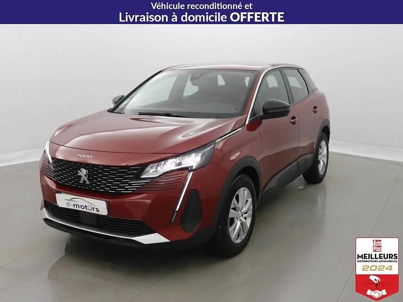 Rouge Utilisé 2022 Peugeot 3008 Active SUV | 16 900 € (Prix juste) - Image 1/4