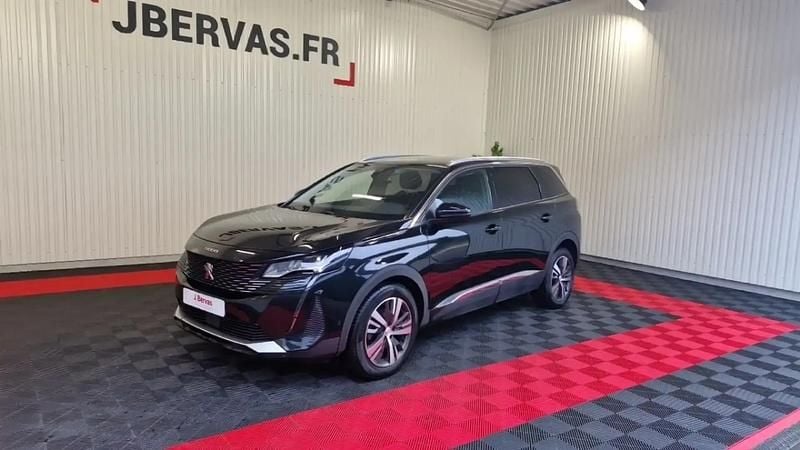 Noir Utilisé 2021 Peugeot 5008 Allure Monospace | 22 590 € (Prix juste) - Image 1/4