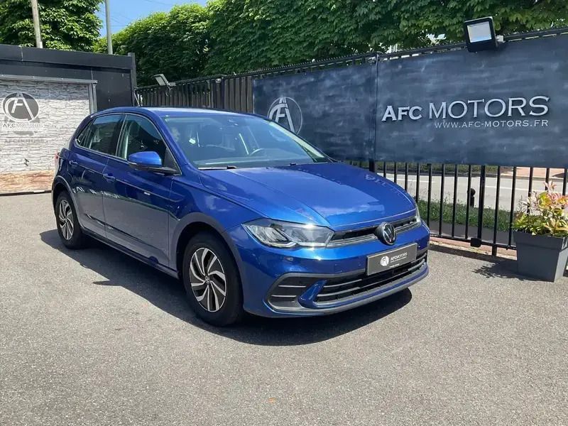 Bleu Utilisé 2024 VW Polo Life Berline | 21 490 € (Prix juste) - Image 1/4