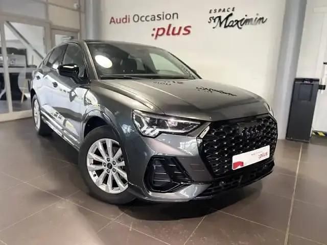 Gris daytona nacré Utilisé 2024 Audi Q3 Sportback S-Line SUV | 46 990 € (Prix cher) - Image 1/4