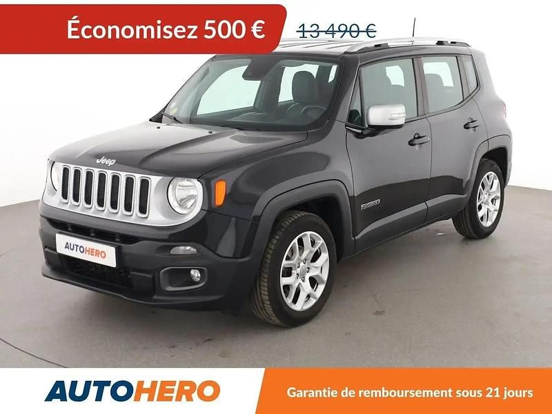 Noir Occasion 2018 Jeep Renegade Limited SUV | 12 990 € (Prix juste) - Image 1/2