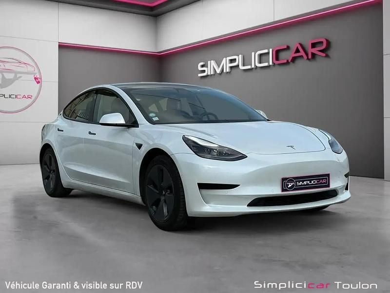 Blanc Utilisé 2021 Tesla Model 3 Berline | 21 480 € - Image 1/4