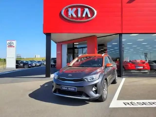 Gris galène/toit orange Occasion 2020 Kia Stonic SUV | 13 980 € (Prix juste) - Image 1/4