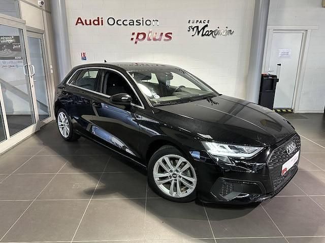Noir mythe métallisé Occasion 2021 Audi A3 Design Berline | 22 990 € - Image 1/4