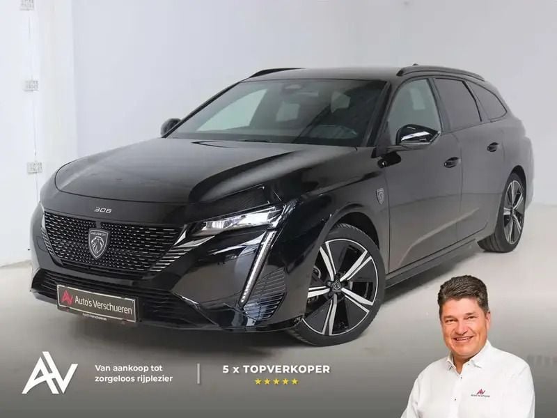 Noir Utilisé 2024 Peugeot 308 GT-line Break | 25 490 € (Prix assez cher) - Image 1/4