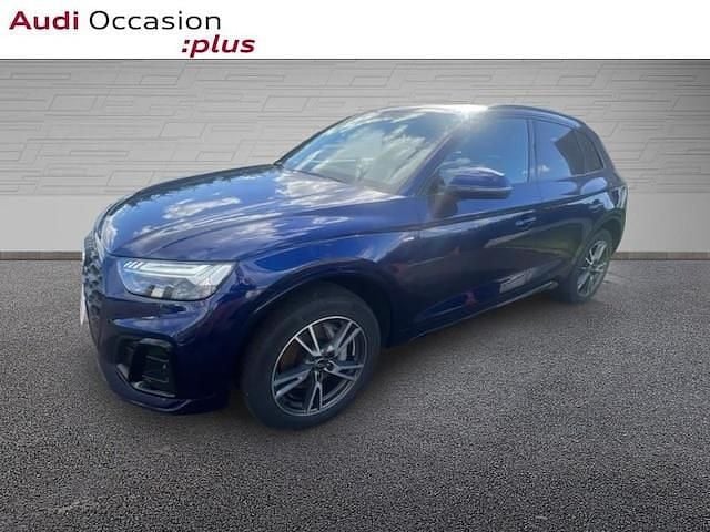 Bleu navarre métallisé Utilisé 2024 Audi Q5 S-Line SUV | 55 990 € (Prix juste) - Image 1/4