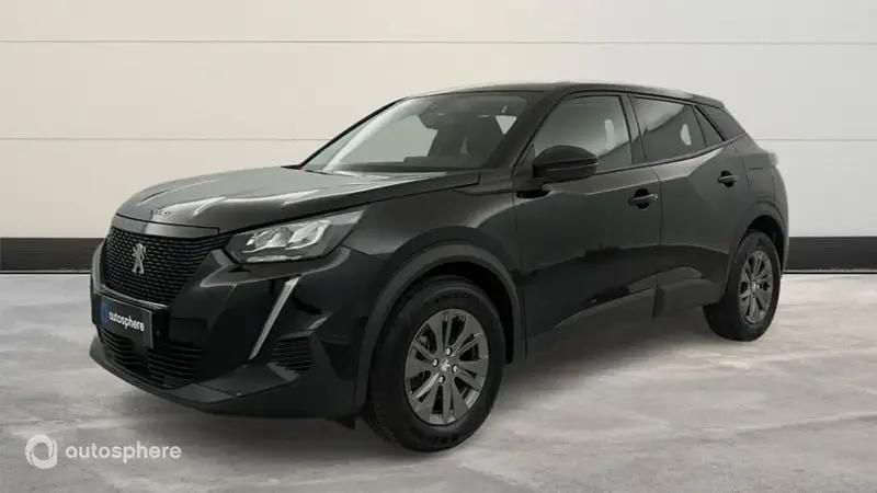 Noir Utilisé 2021 Peugeot 2008 Active SUV | 14 299 € (Prix juste) - Image 1/4
