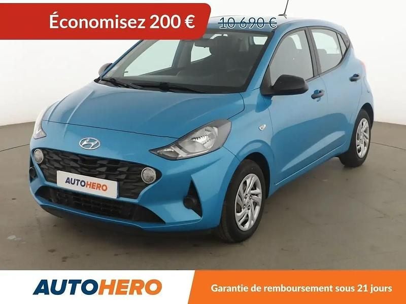 Bleu Utilisé 2021 Hyundai i10 Eco Citadine | 10 490 € (Prix juste) - Image 1/2