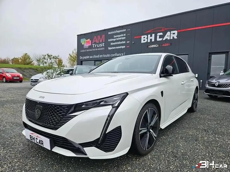 Blanc Utilisé 2022 Peugeot 308 GT Berline | 23 990 € (Prix cher) - Image 1/4