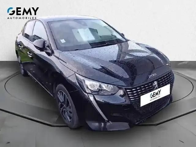 Noir Occasion 2023 Peugeot 208 Allure Citadine | 14 290 € (Prix juste) - Image 1/4