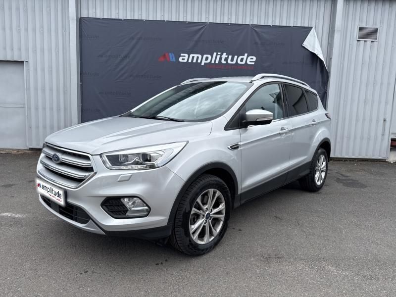 Gris lunaire Utilisé 2019 Ford Kuga Titanium SUV | 18 499 € (Bon prix) - Image 1/4