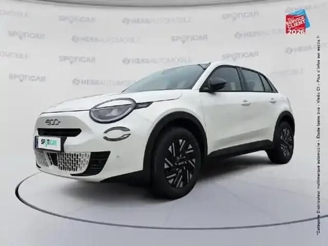 Nouvelle Fiat 600 2025 Ice white SUV