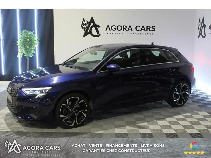 Bleu Occasion 2021 Audi A3 Break | 20 990 € (Prix juste) - Image 1/4