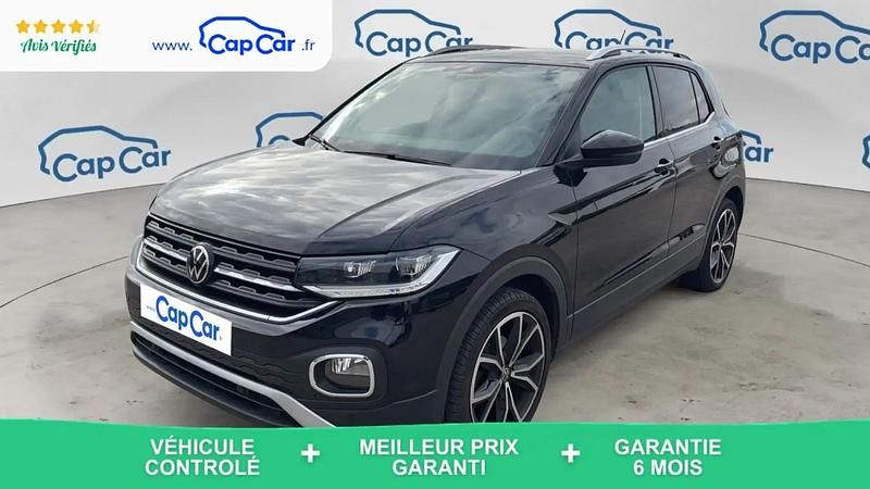 Noir Occasion 2021 VW T-Cross Style SUV | 16 790 € (Bon prix) - Image 1/4