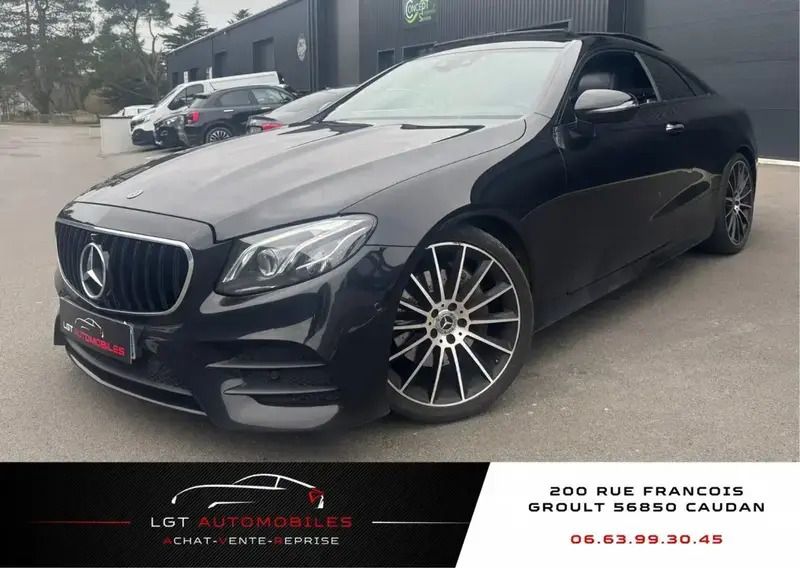 Noir Utilisé 2018 Mercedes E220 Coupé | 31 990 € (Prix juste) - Image 1/4
