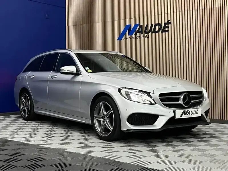 Gris Utilisé 2018 Mercedes C200 Sportline Break | 23 990 € - Image 1/4