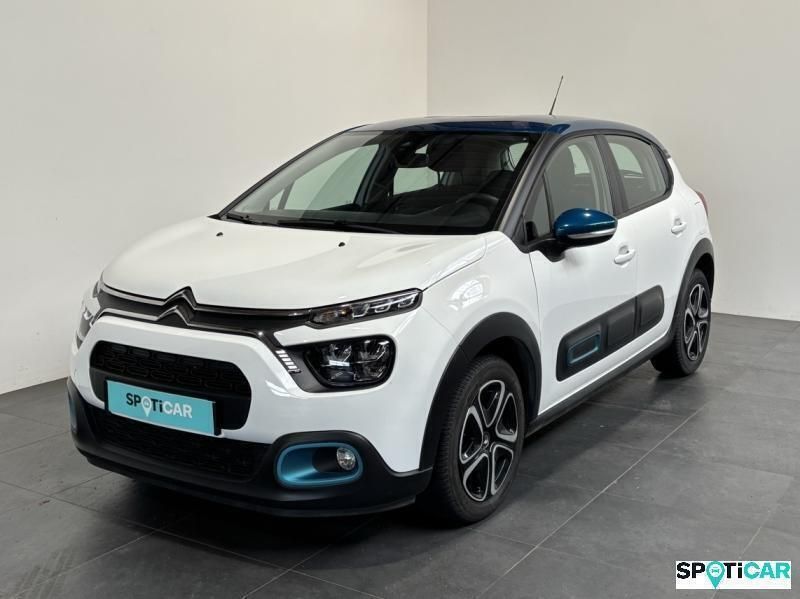 Blanc Utilisé 2021 Citroën C3 Feel Citadine | 9 990 € (Prix juste) - Image 1/4