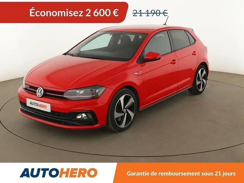 Rouge Occasion 2019 VW Polo GTI Citadine | 18 590 € (Bon prix) - Image 1/2