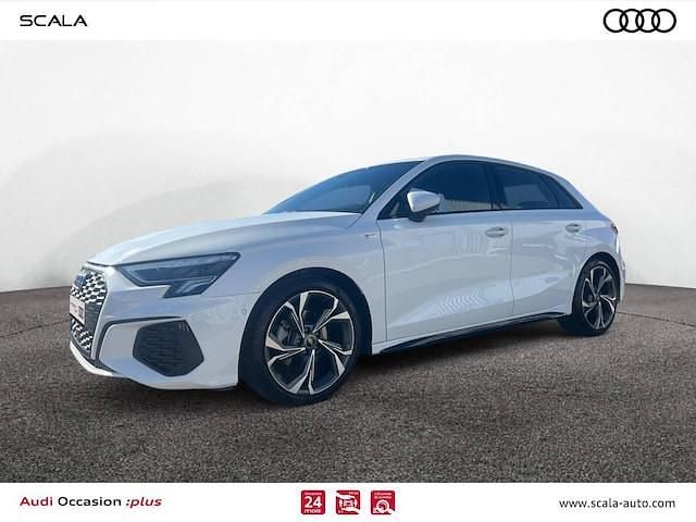 Blanc ibis Utilisé 2022 Audi A3 S-Line | 29 990 € (Prix assez cher) - Image 1/4