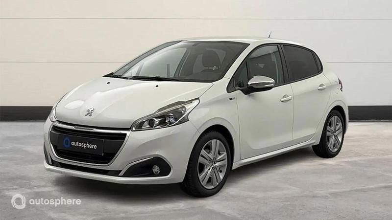 Blanc Utilisé 2017 Peugeot 208 Style Citadine | 7 999 € (Prix juste) - Image 1/4