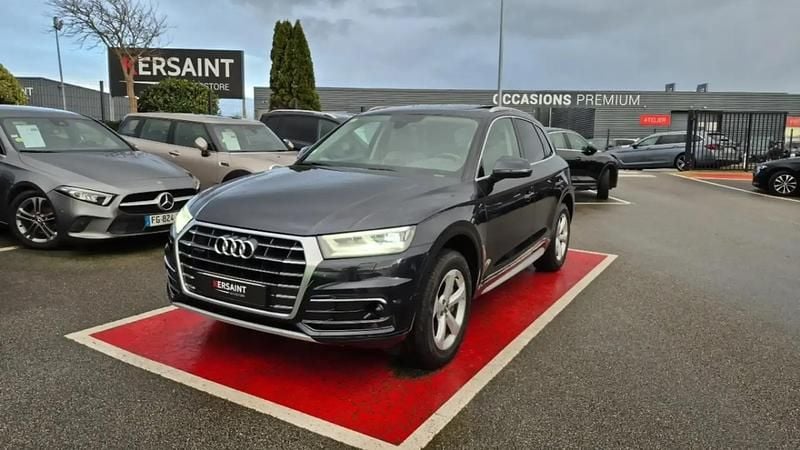Bleu Occasion 2018 Audi Q5 Design SUV | 28 990 € (Prix juste) - Image 1/4