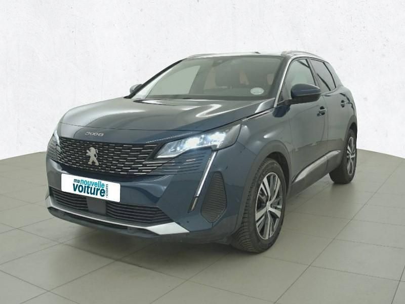 Bleu Utilisé 2021 Peugeot 3008 S SUV | 21 490 € (Prix juste) - Image 1/4