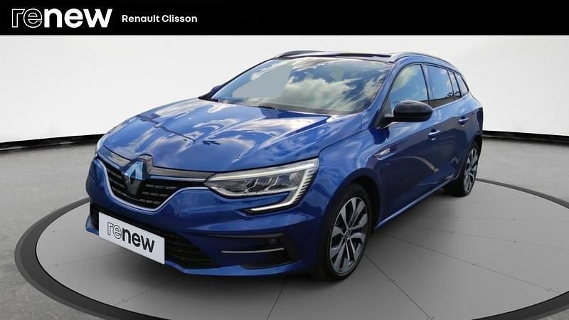 Bleu Occasion 2024 Renault Mégane IV Techno Break | 23 990 € (Prix cher) - Image 1/4