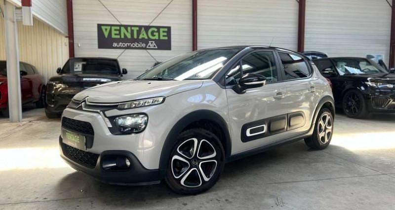 Gris Utilisé 2021 Citroën C3 PureTech Citadine | 9 900 € (Prix juste) - Image 1/4