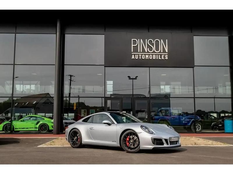 Gris Utilisé 2017 Porsche 911 Carrera 4 GTS Coupé | 134 900 € (Prix assez cher) - Image 1/4