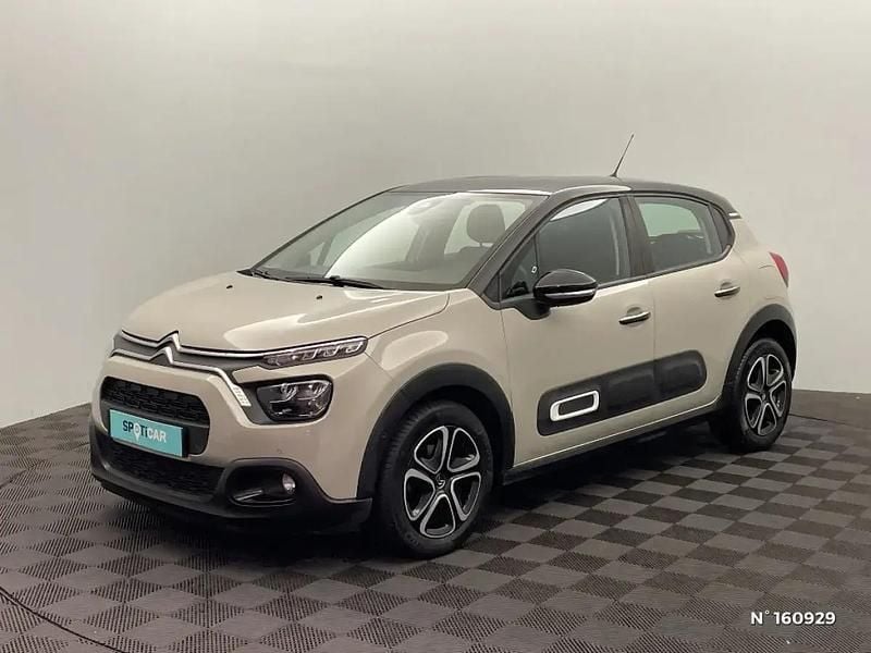 Beige Utilisé 2021 Citroën C3 PureTech Citadine | 10 980 € (Bon prix) - Image 1/4