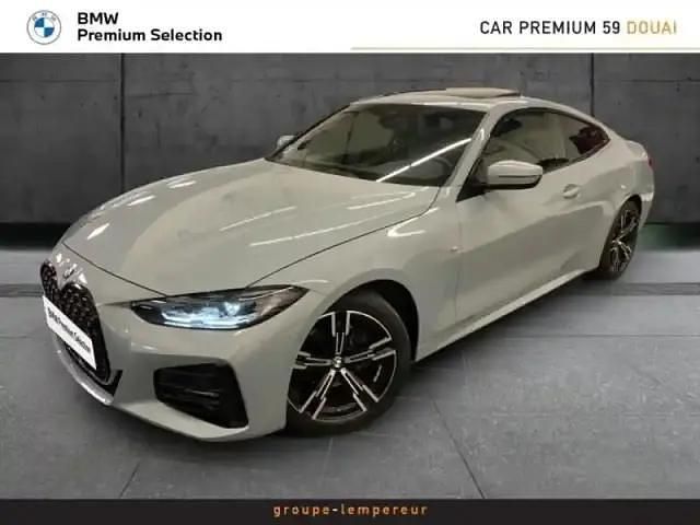 M brooklyn grau metallise Occasion 2021 BMW 420 M Sport Coupé | 46 890 € (Prix cher) - Image 1/4