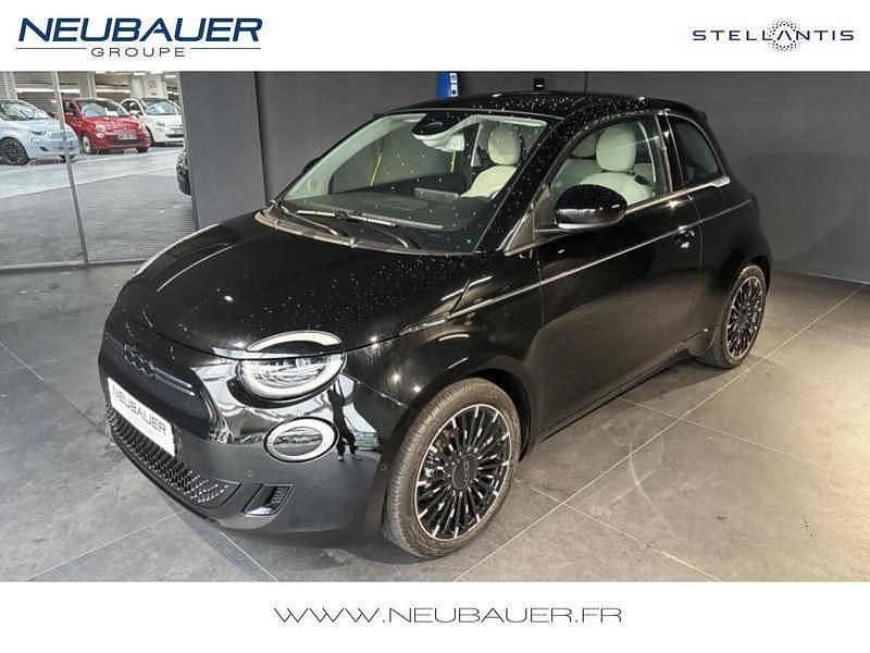 Onyx black pastel Utilisé 2023 Fiat 500e La Prima Berline | 25 970 € - Image 1/4