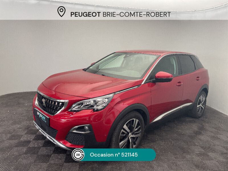 Rouge Utilisé 2018 Peugeot 3008 Allure SUV | 16 490 € (Prix juste) - Image 1/4