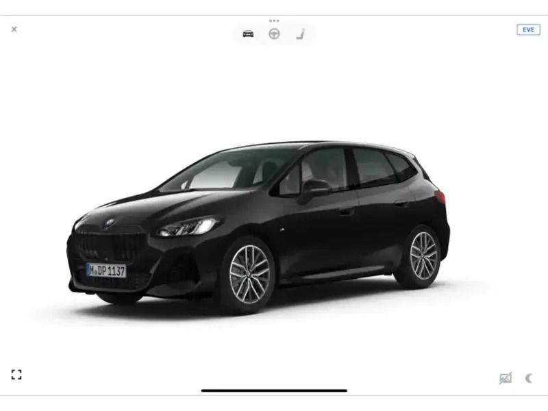 Noir Utilisé 2022 BMW 218 Active Tourer Sport Line Monospace | 31 950 € (Prix cher) - Image 1/4