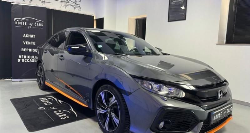 Gris Utilisé 2017 Honda Civic Berline | 12 980 € (Prix juste) - Image 1/4