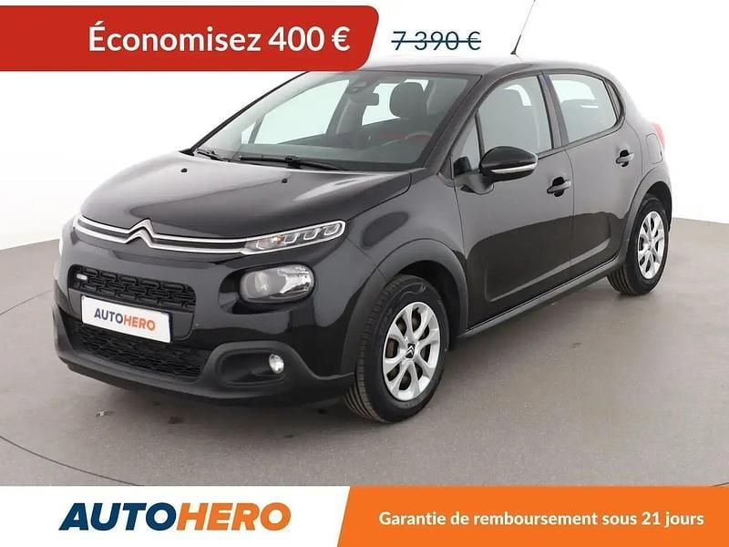 Noir Utilisé 2016 Citroën C3 Feel Citadine | 6 790 € (Prix juste) - Image 1/2