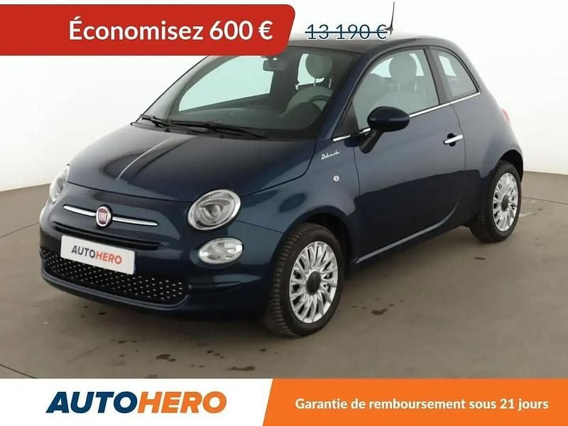 Bleu Occasion 2022 Fiat 500 Dolcevita Citadine | 12 590 € (Bon prix) - Image 1/2