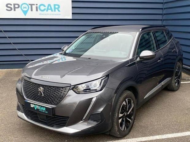 Gris Utilisé 2021 Peugeot 2008 Allure SUV | 15 190 € (Prix juste) - Image 1/4