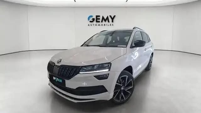 Moon white metallic Utilisé 2020 Skoda Karoq SUV | 30 950 € (Prix juste) - Image 1/4