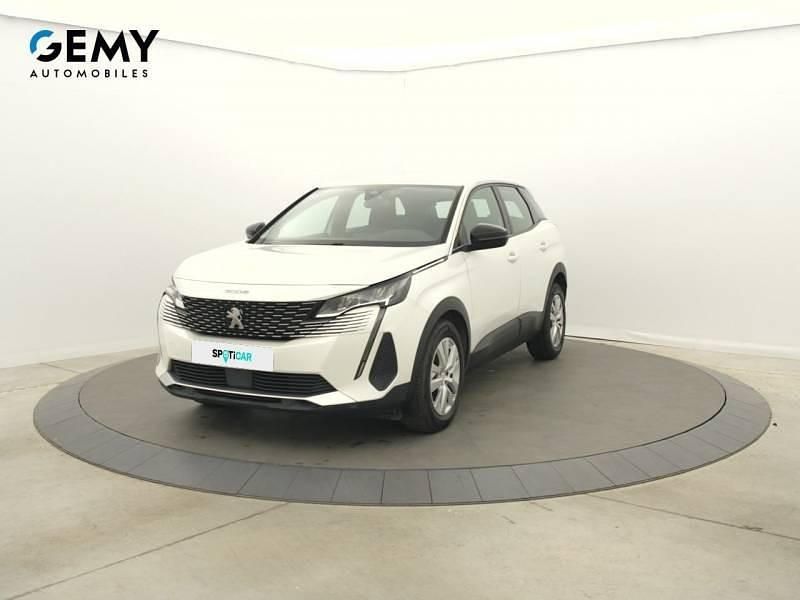 Blanc Utilisé 2022 Peugeot 3008 Active | 19 990 € (Bon prix) - Image 1/4