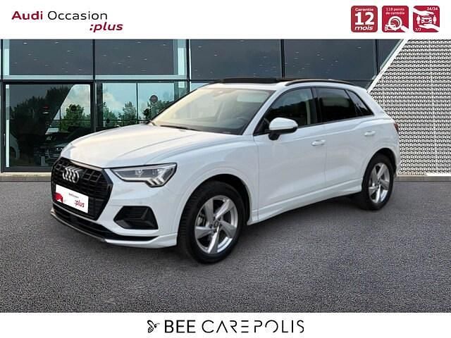 Blanc glacier métallisé Occasion 2020 Audi Q3 Design SUV | 28 900 € - Image 1/4