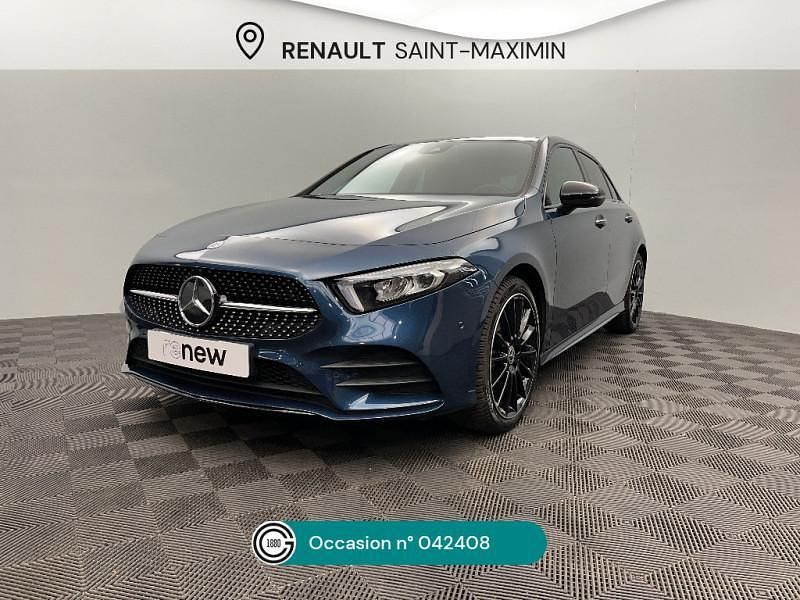 Bleu Utilisé 2022 Mercedes A250 AMG line Berline | 33 990 € (Prix juste) - Image 1/4