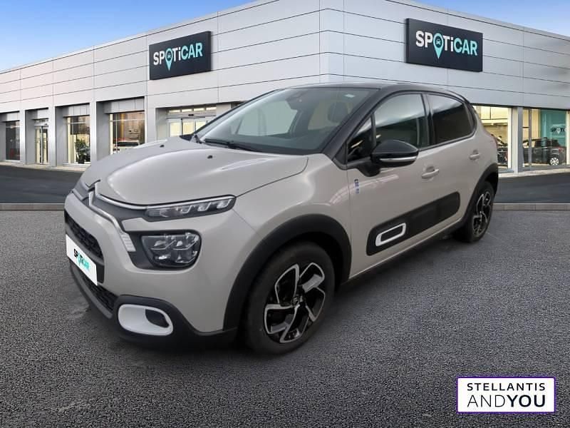 Beige Utilisé 2022 Citroën C3 PureTech Citadine | 12 890 € (Prix juste) - Image 1/4