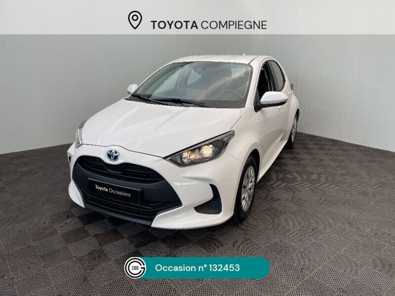 Blanc Utilisé 2023 Toyota Yaris Hybrid Citadine | 18 690 € (Super prix) - Image 1/4