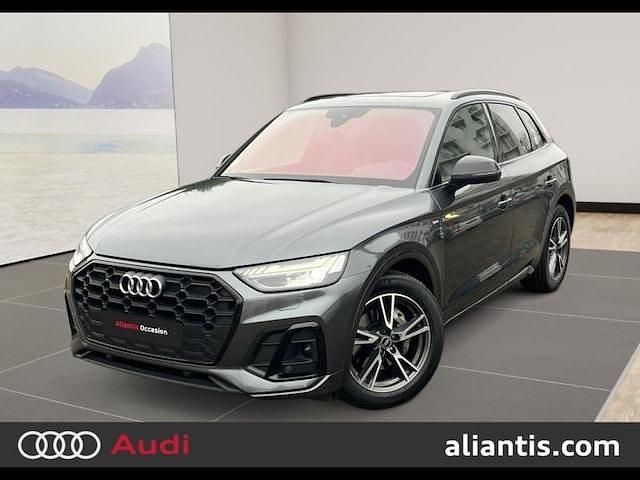 Gris daytona nacré Utilisé 2021 Audi Q5 S-Line SUV | 44 350 € (Prix assez cher) - Image 1/4