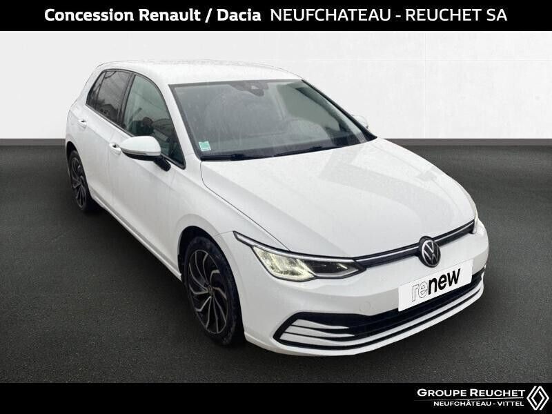 Occasion VW Golf VIII 130 ch (95 kW) 2020 Blanc Berline