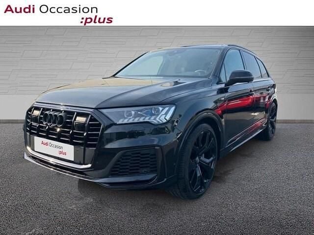 Noir orca métallisé Utilisé 2020 Audi Q7 S-Line SUV | 52 990 € - Image 1/4