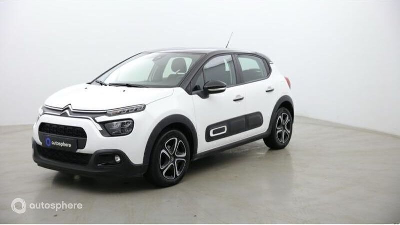 Blanc banquise (o) Utilisé 2022 Citroën C3 PureTech Citadine | 11 999 € (Prix juste) - Image 1/4