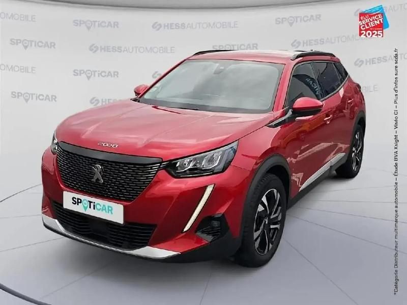 Rouge Occasion 2021 Peugeot 2008 Allure SUV | 17 499 € (Prix juste) - Image 1/4