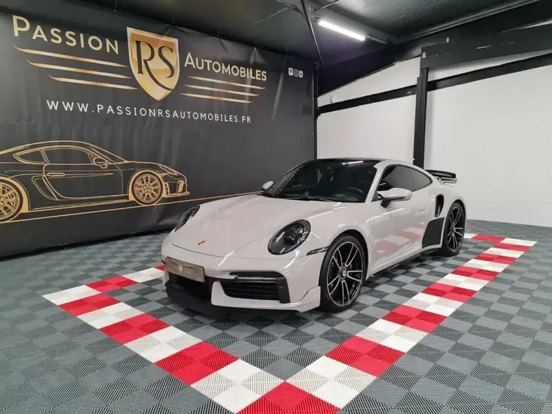 Blanc Utilisé 2021 Porsche 911 Turbo S Coupé | 264 992 € (Prix cher) - Image 1/4